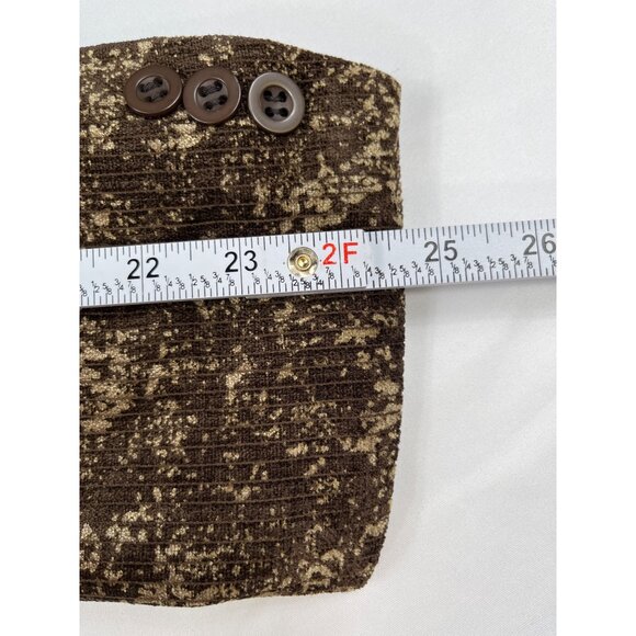 Pronti Collection By Phita Brown Textured Blazer SKU 7533 Size XL - Picture 8 of 13